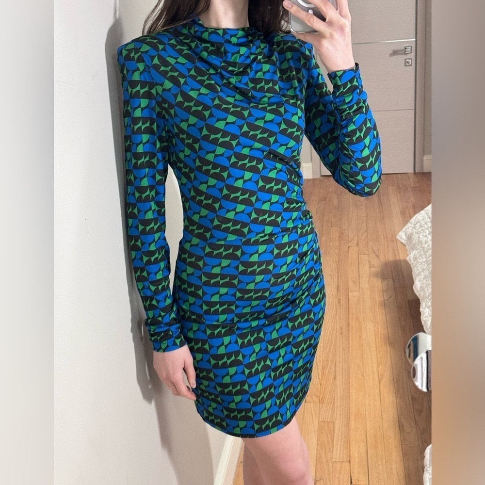Zara Multicolor Mini Dress in Medium Size
